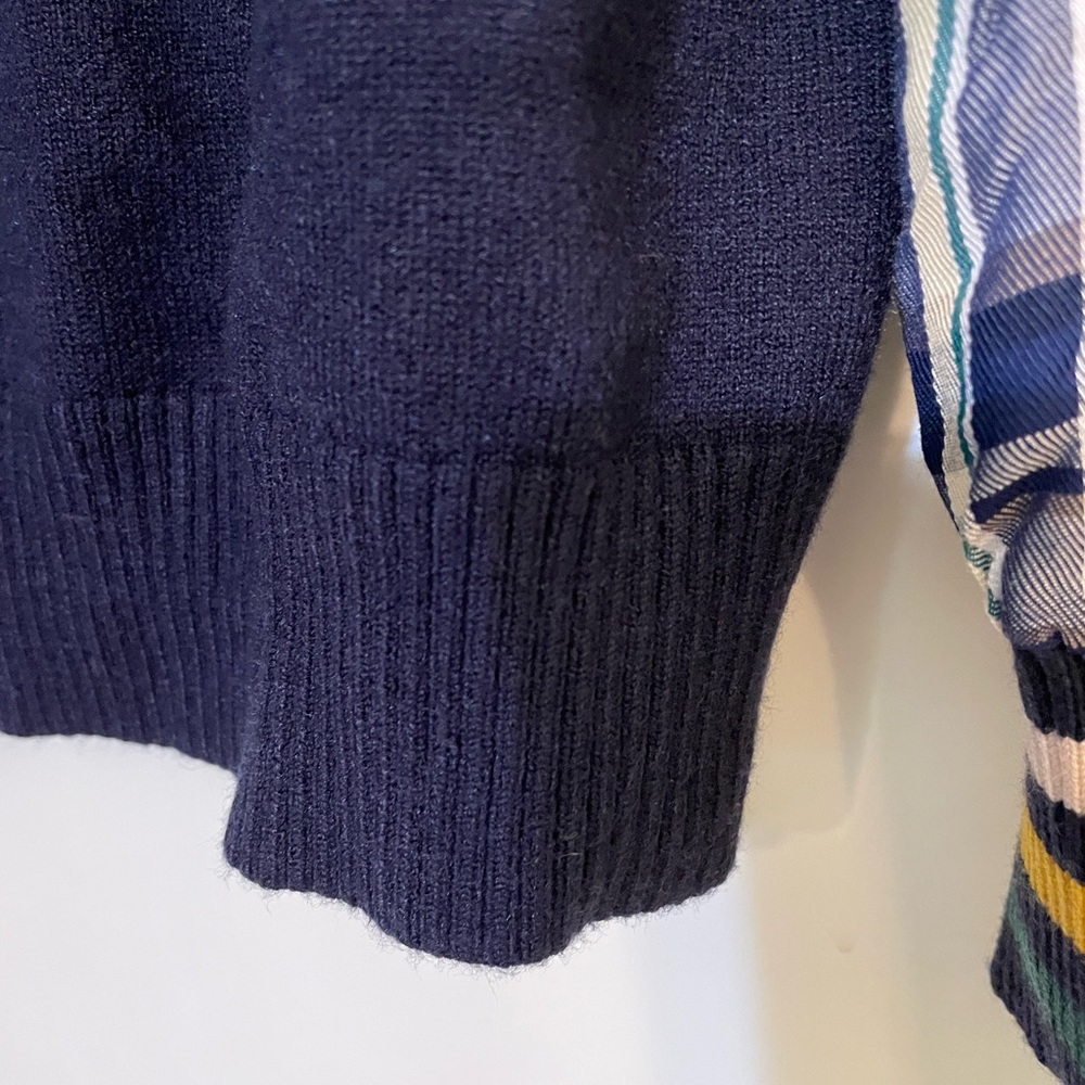 Mixed media sweater - Picture 4 of 6